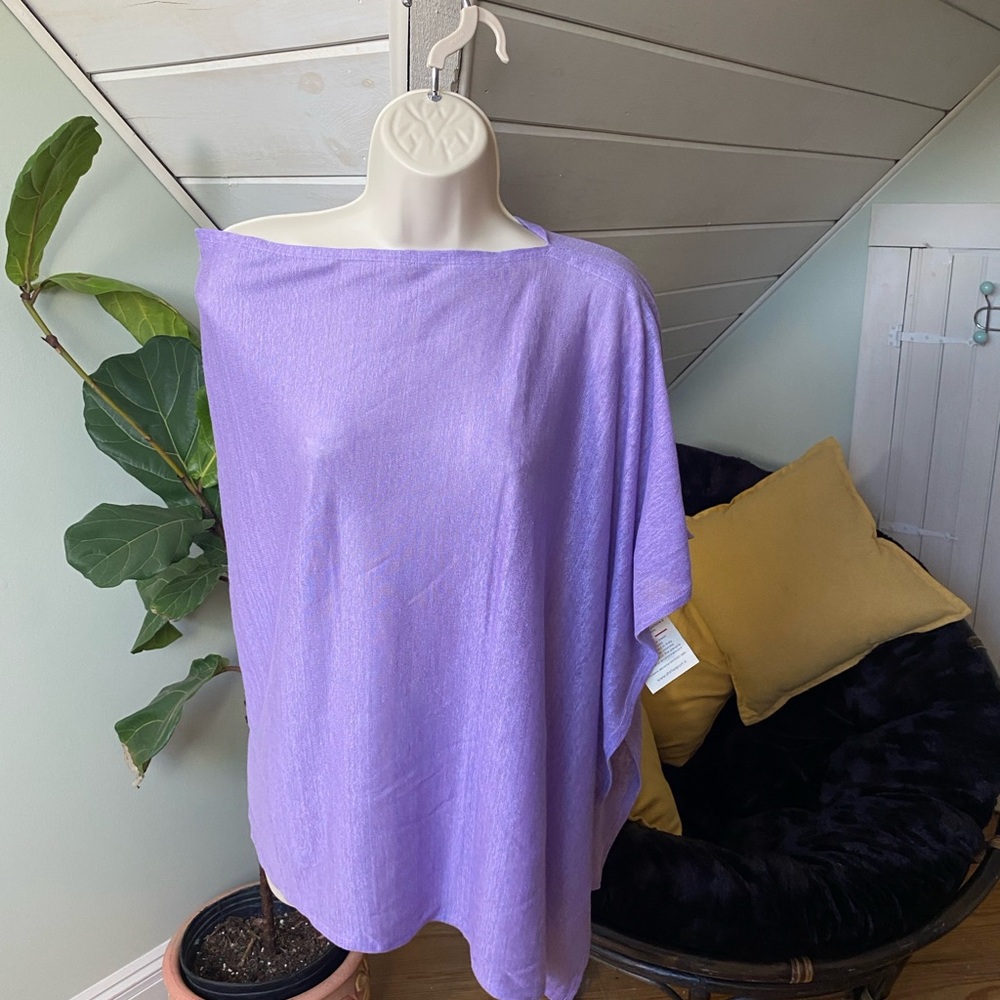 Mario Romano Puro Lino Made in Italy Lavender Wrap - Picture 7 of 8